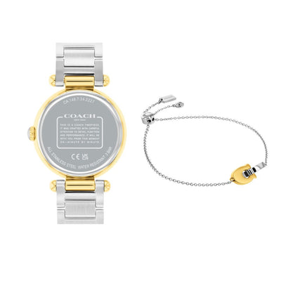 Coach Cary Giftset 3-Hand 34mm Stainless Steel Band