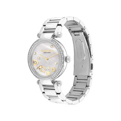 Coach Cary 3-Hand 34mm Stainless Steel Band