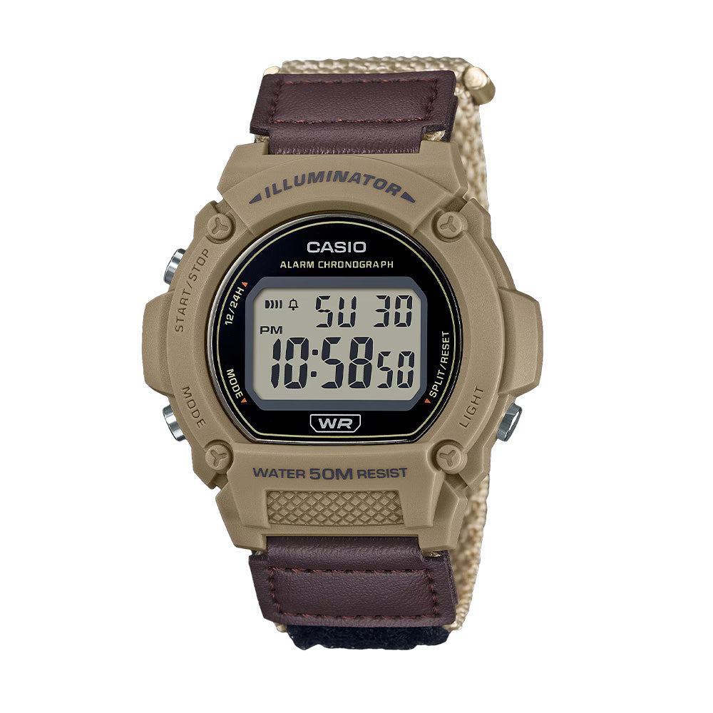Casio Analog Leather 3-Hand Band
