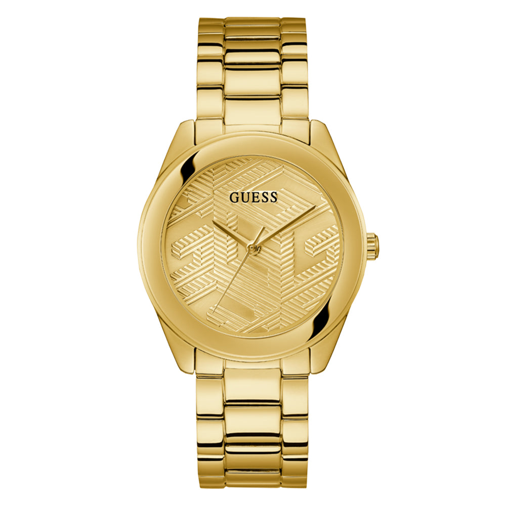 Gold Guess Uhren Outlet GUESS Multi-Function Champagne Dial Ladies