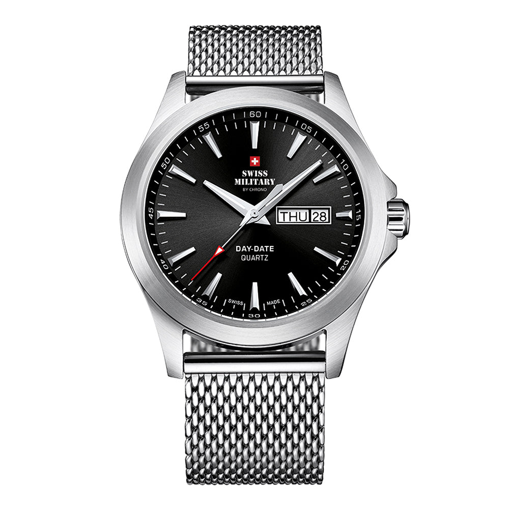 Quartz Hands 3-Hand 42mm Stainless Steel Band