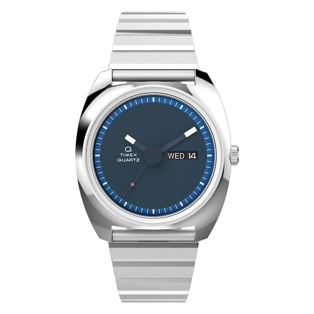Timex Q Timex Day-Date 37mm Stainless Steel Band – Watch Republic PH