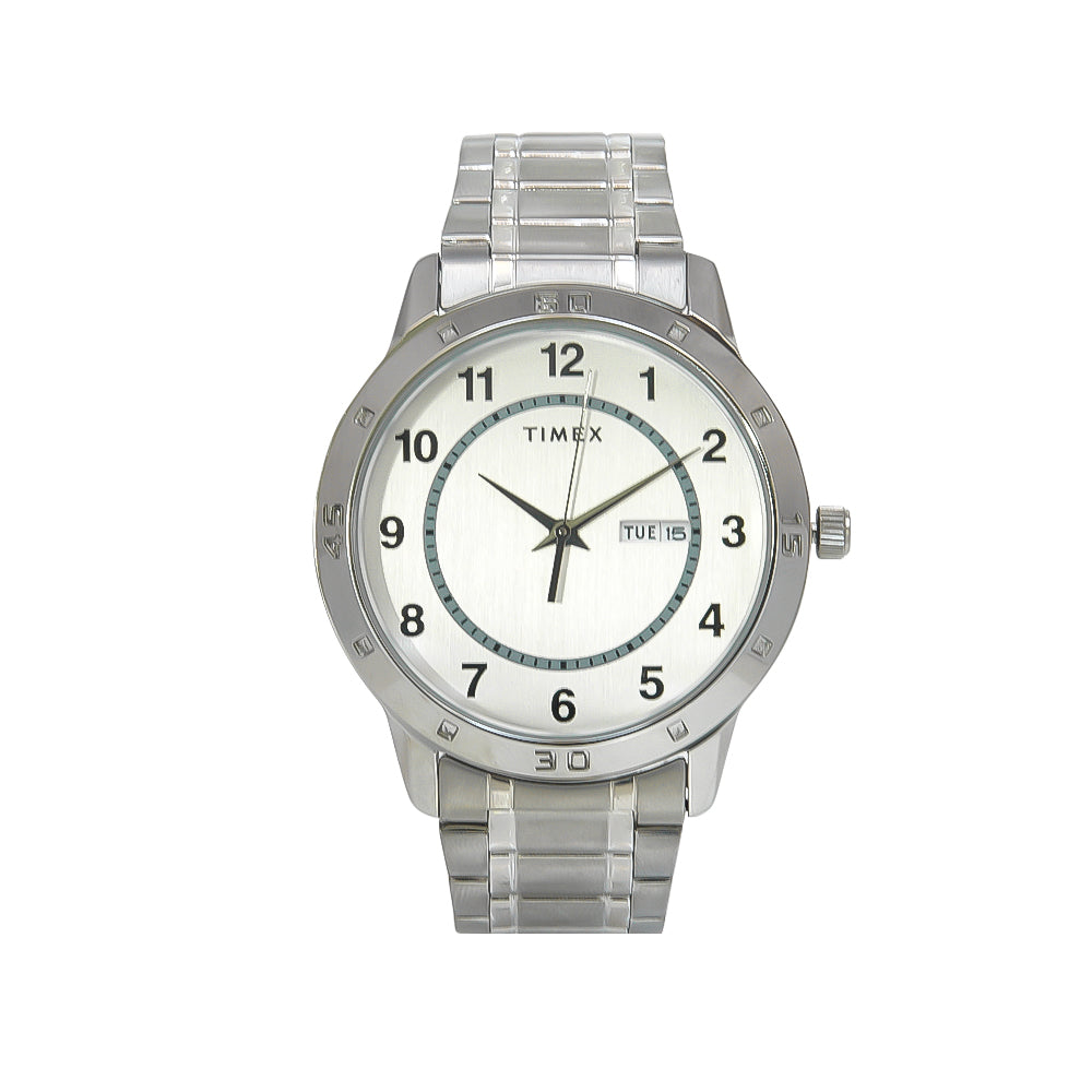 Timex Denver Day-Date 40mm Stainless Steel Band