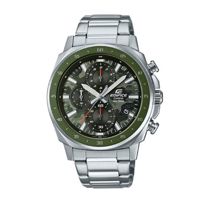Casio Edifice Standard Chronograph Multifunction 43.8mm Stainless Steel Band