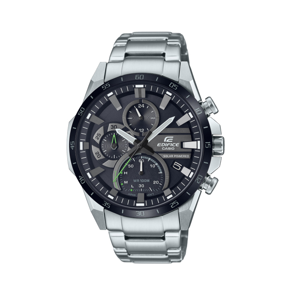 Casio Edifice Solar Chronograph 45.5mm Stainless Steel Band Watch Republic PH