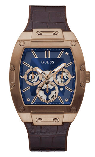 Guess Multifunction 43mm Leather Band