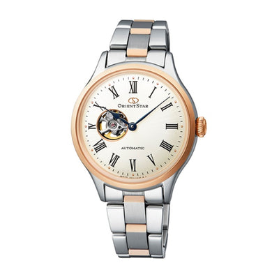 Classic Semi-Skeleton Ladies Automatic 31mm Stainless Steel Band