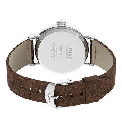 Timex Standard x Peanuts Featuring Snoopy Autumn 3-Hand 40mm Leather Band