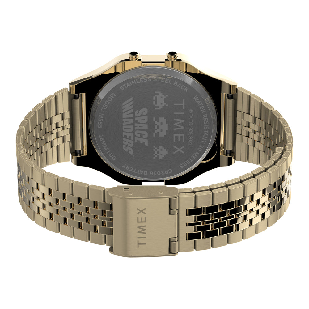 Timex Timex 80 Space Invaders Digital 34mm Stainless Steel Band