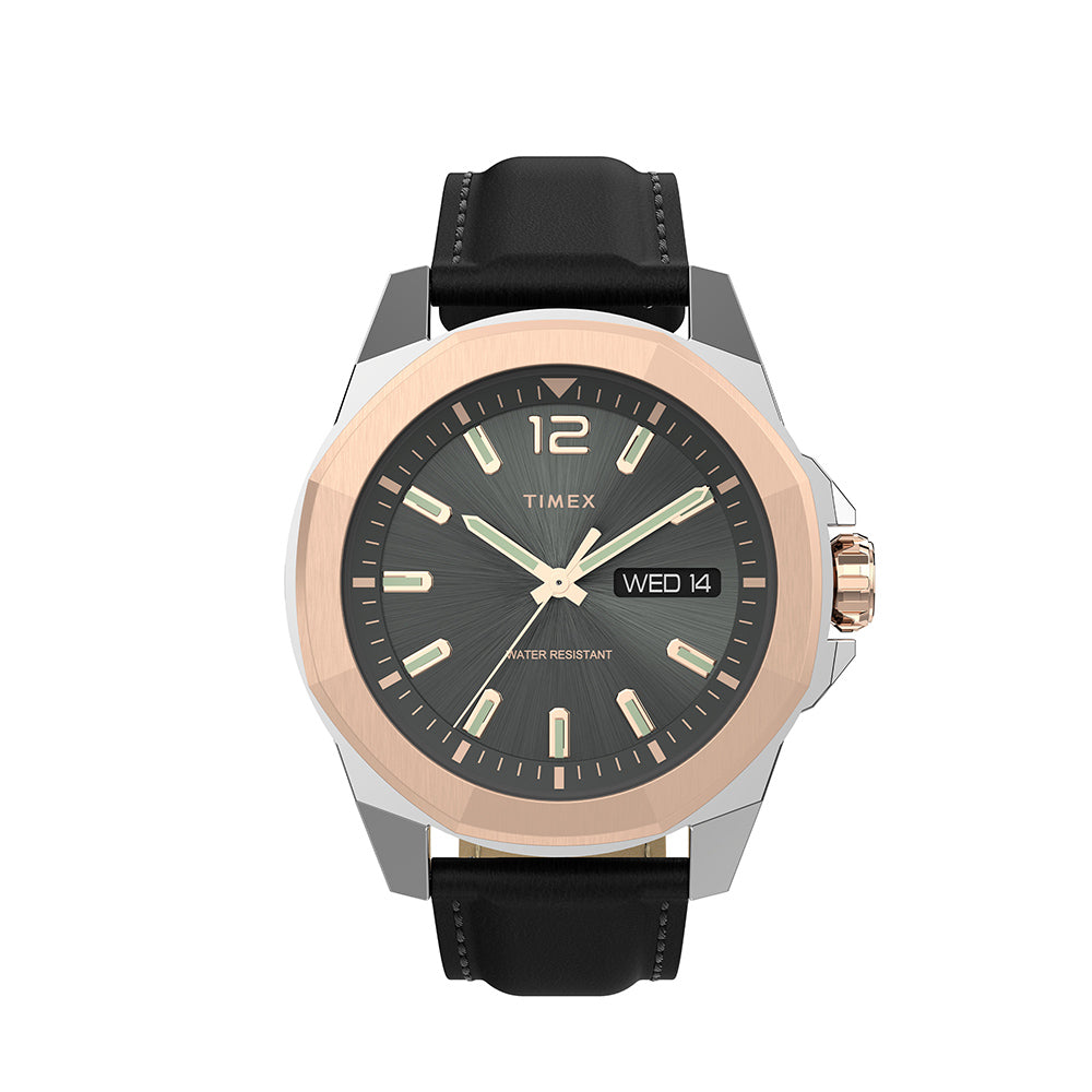 Timex Essex Avenue 3-Hand 44mm Leather Band – Watch Republic PH