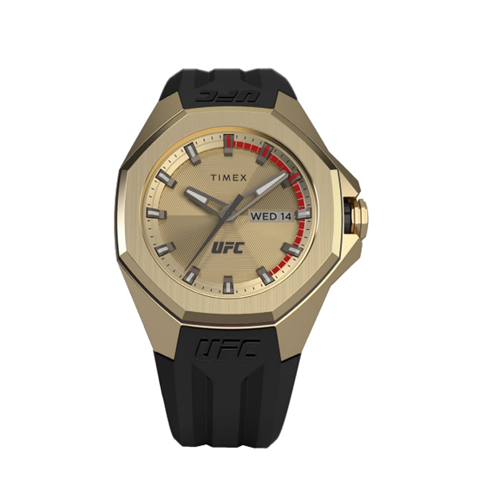 Timex x UFC Pro Day-Date 45mm Rubber Band – Watch Republic PH