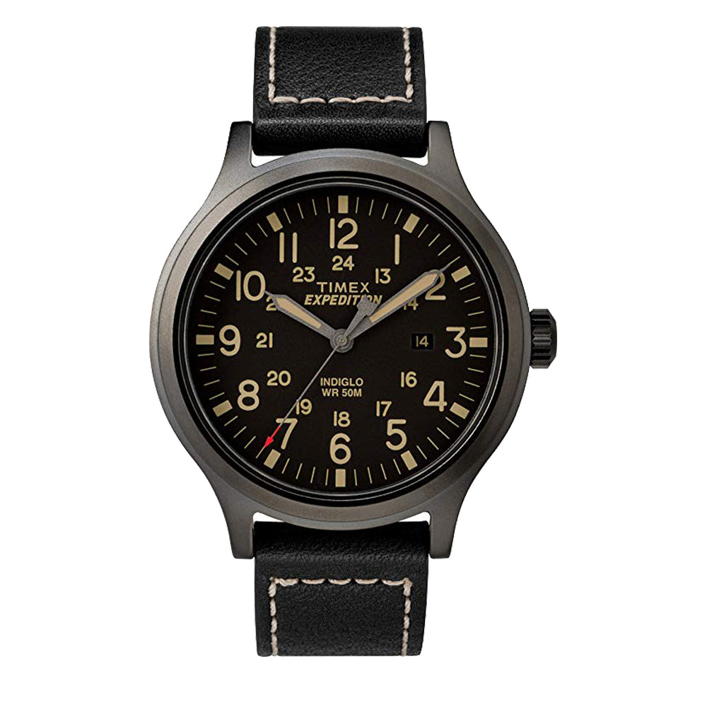 Expedition Scout 3-Hand 43mm Leather Band – Watch Republic PH