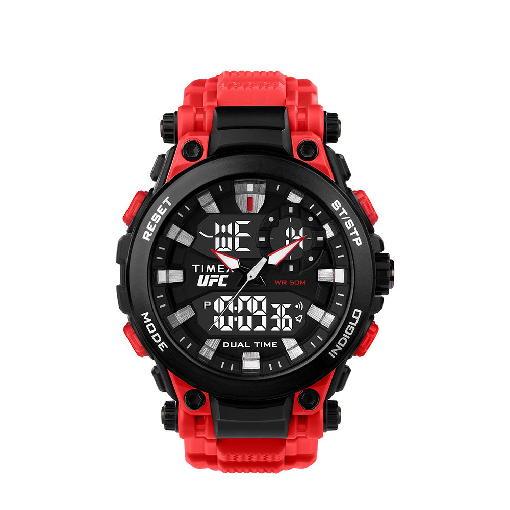 Timex Watch With Analog And Digital Display Timex Timex Ufc Impact