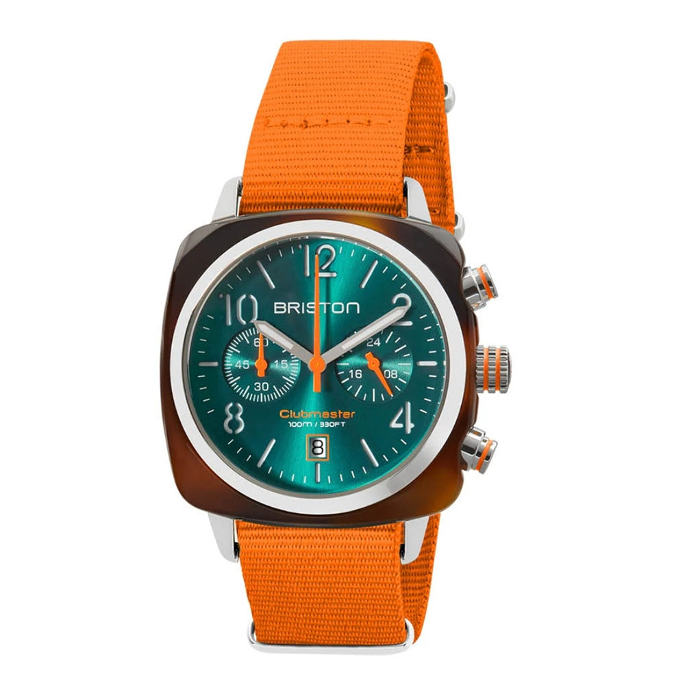 Briston Clubmaster Classic Chronograph 40mm Fabric Band