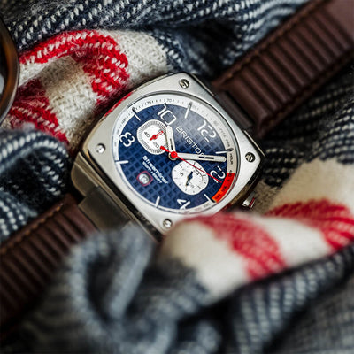 Briston Streamliner Urban Chronograph  42mm Leather Band