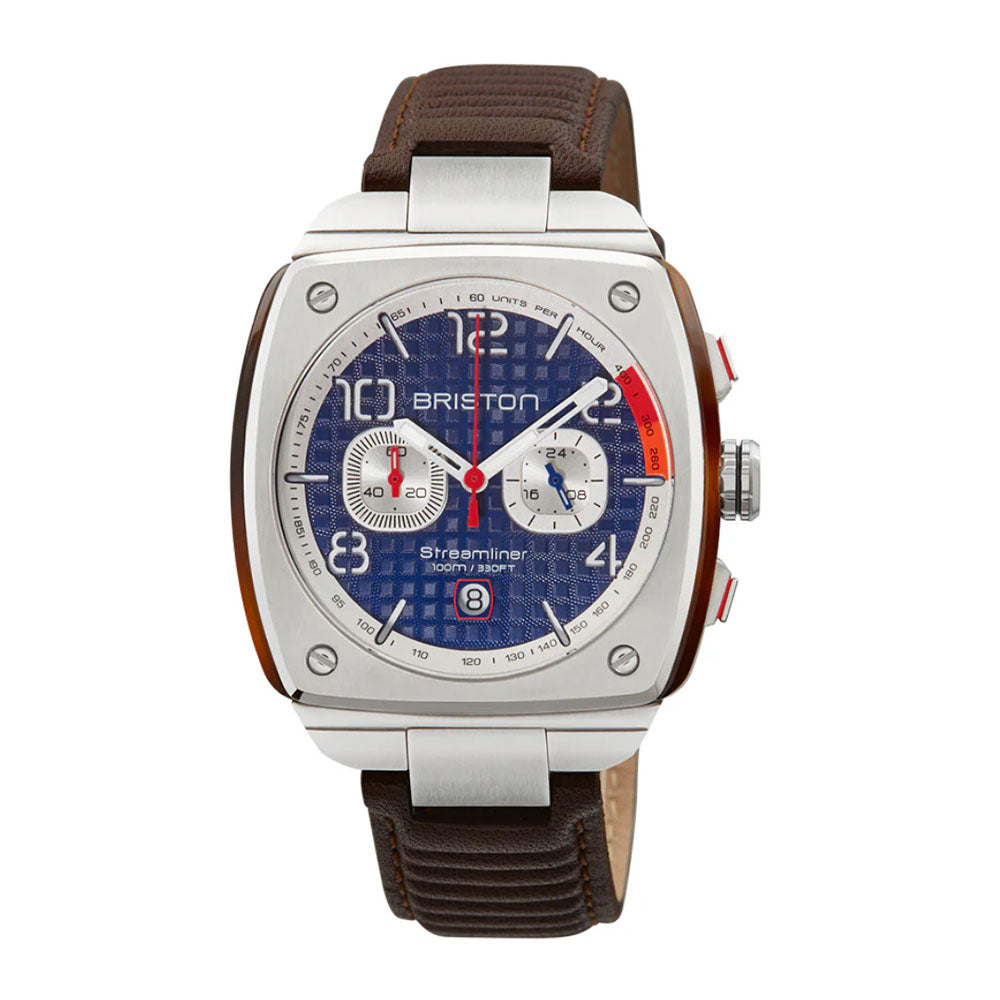 Briston Streamliner Urban Chronograph  42mm Leather Band