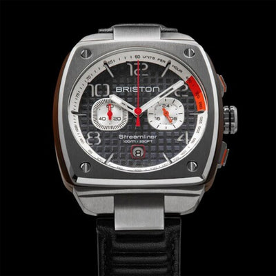 Briston Streamliner Urban Chronograph  42mm Leather Band