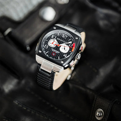 Briston Streamliner Urban Chronograph  42mm Leather Band