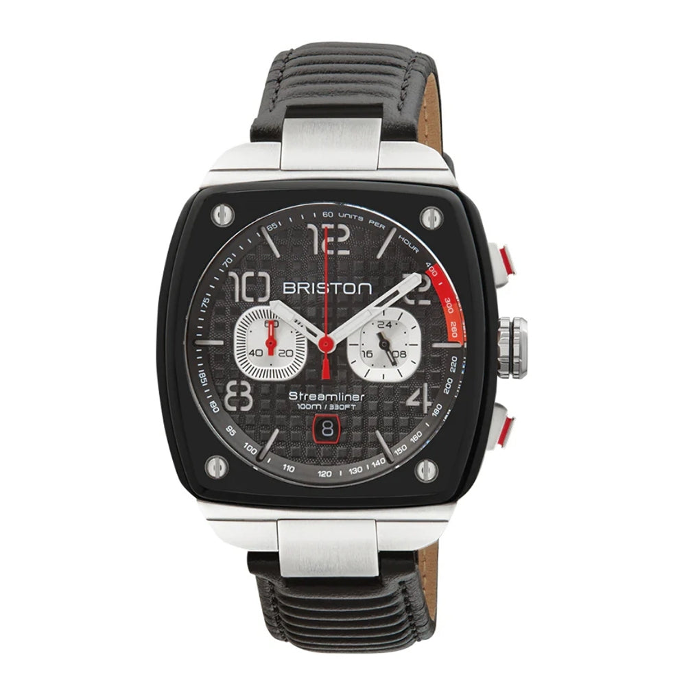 Briston Streamliner Urban Chronograph  42mm Leather Band
