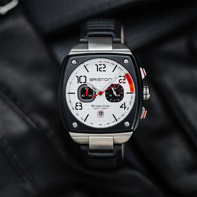 Briston Streamliner Urban Chronograph  42mm Leather Band