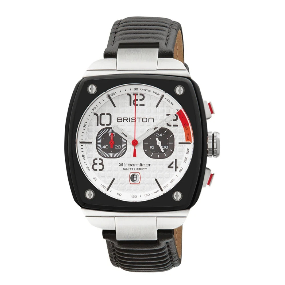 Briston Streamliner Urban Chronograph  42mm Leather Band