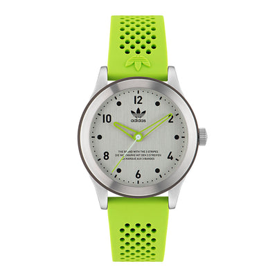 Adidas Code Three 3-Hand 40mm Rubber Band