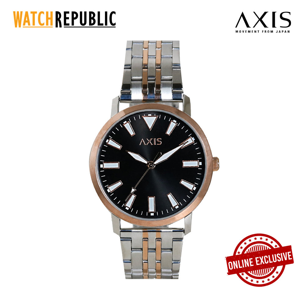 Axis Daniel 3-Hand 42mm Stainless Steel Band – Watch Republic PH