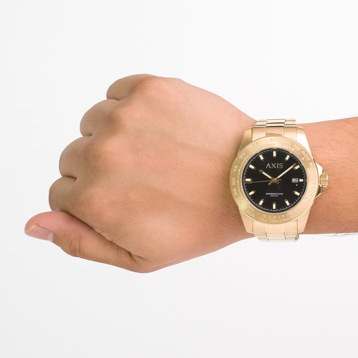 Axis Charles 3-Hand 44mm Stainless Steel Band – Watch Republic PH