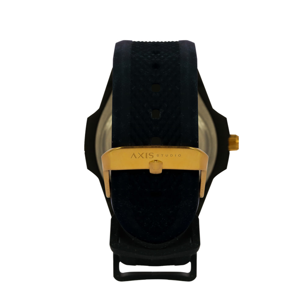 Axis Basic 3-Hand 43mm Rubber Band