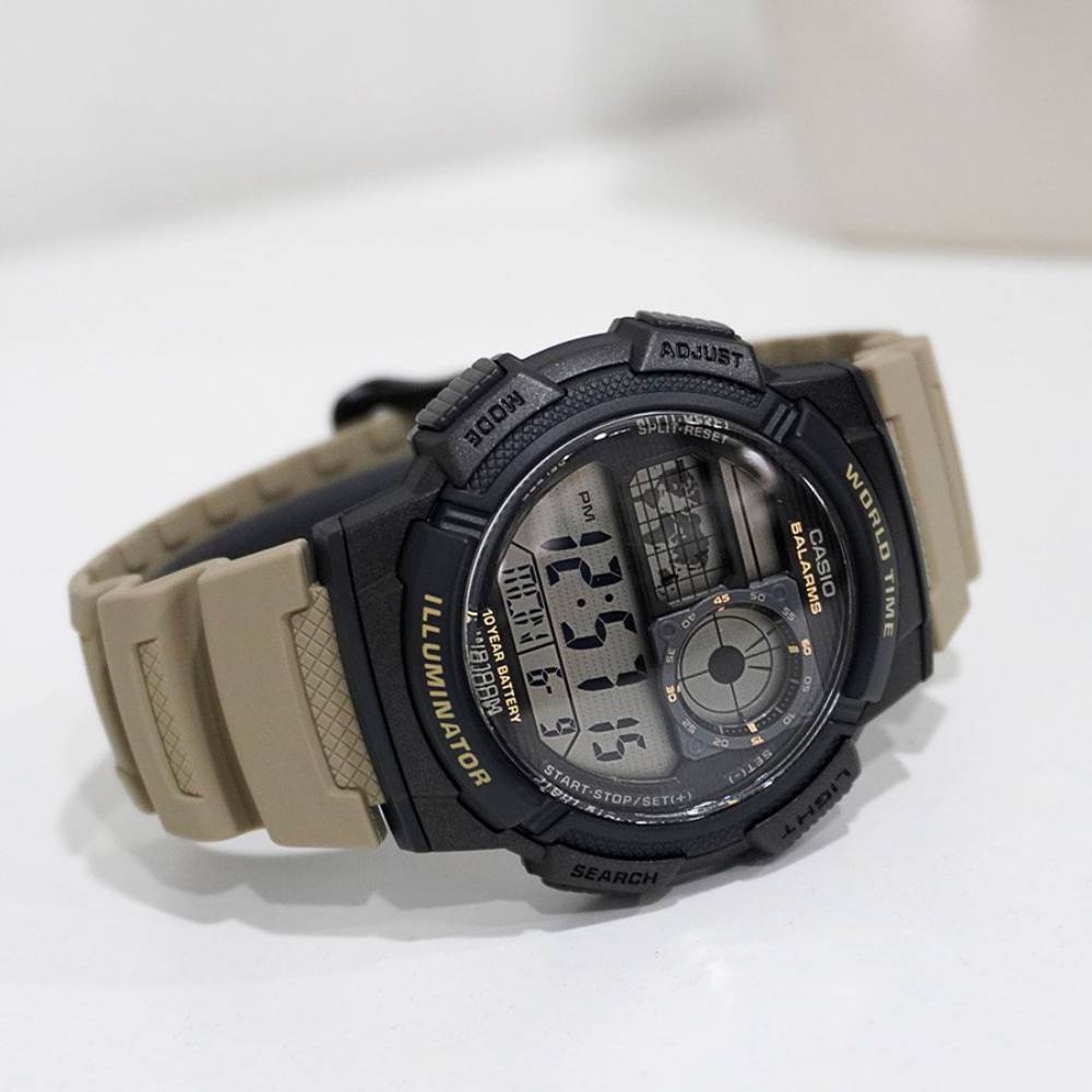 Casio Sports Digital Digital 45mm Resin Band