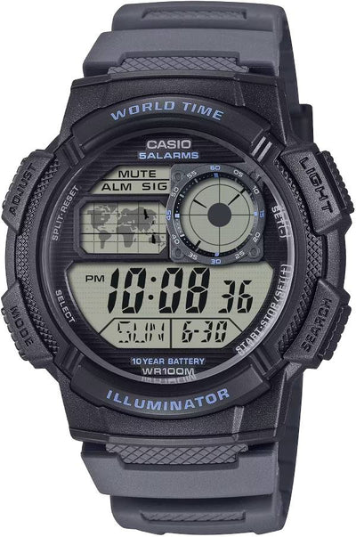 Casio Sports Digital Digital 45mm Resin Band