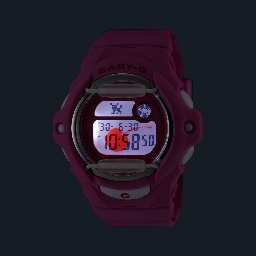 Casio Baby-G (Bg-169Ch-4Dr) Digital 42.6mm Resin Band