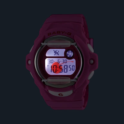 Casio Baby-G (Bg-169Ch-4Dr) Digital 42.6mm Resin Band