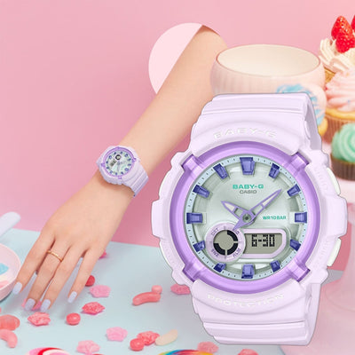 Casio Baby-G (Bga-280Sw-6Adr) Anadigi 43.4mm Resin Band
