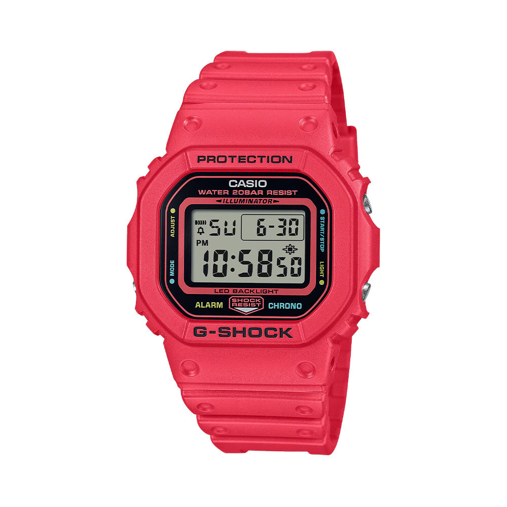 Casio Casio G-Shock (Dw-5600Ep-4Dr) Digital 42.8mm Resin Band