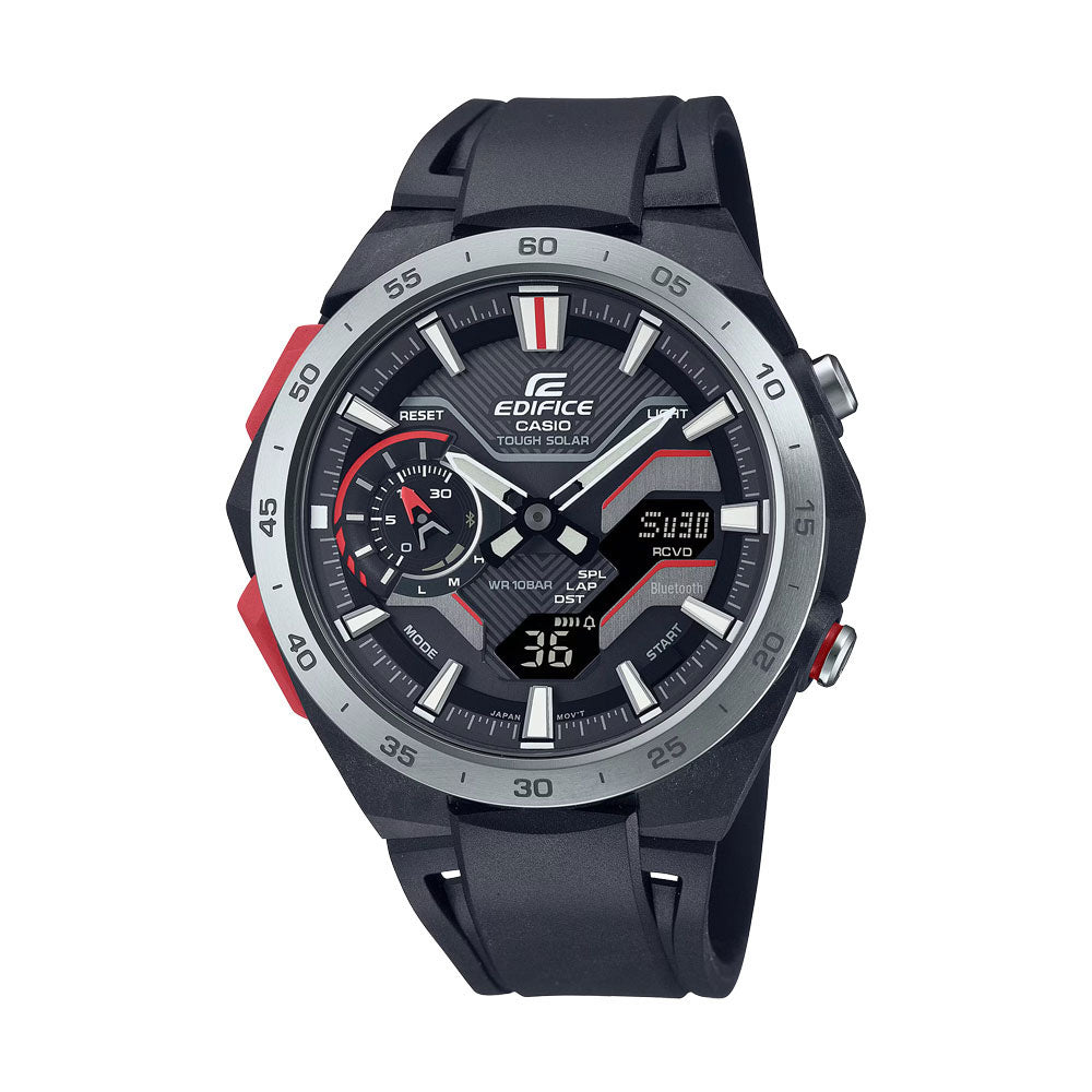 Casio Edifice Anadigi 48.2mm Stainless Steel Band