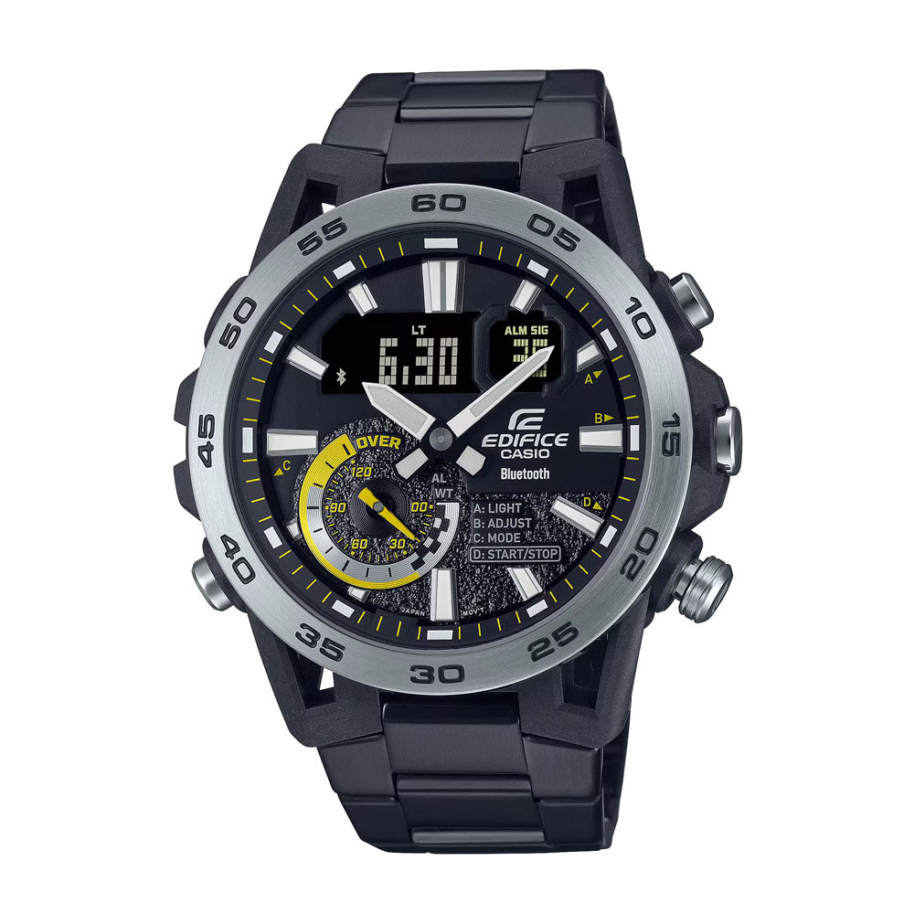 Casio Edifice Standard Analog-Digital Anadigi 48mm Stainless Steel Band