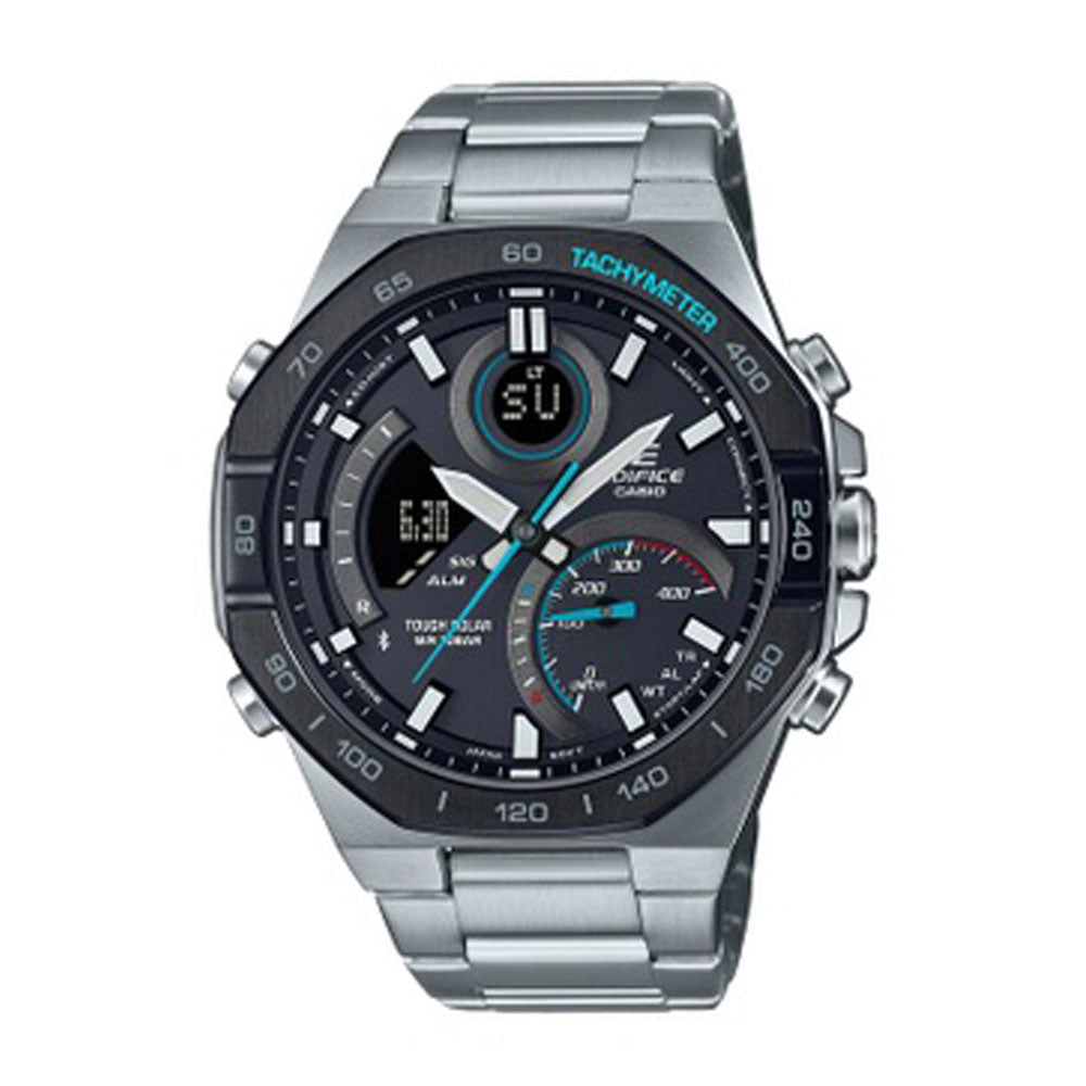 Casio Edifice Standard Anadigi 48mm Stainless Steel Band