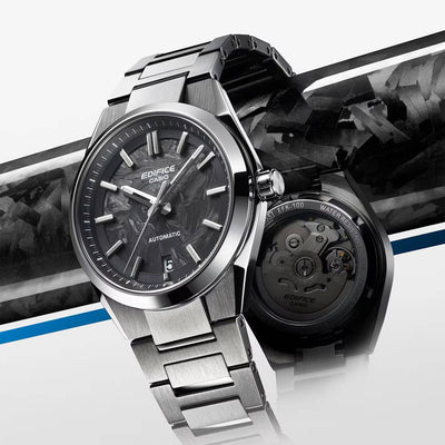 Casio Edifice (Efk-100Cd-1Adr) Automatic 39mm Stainless Steel Band