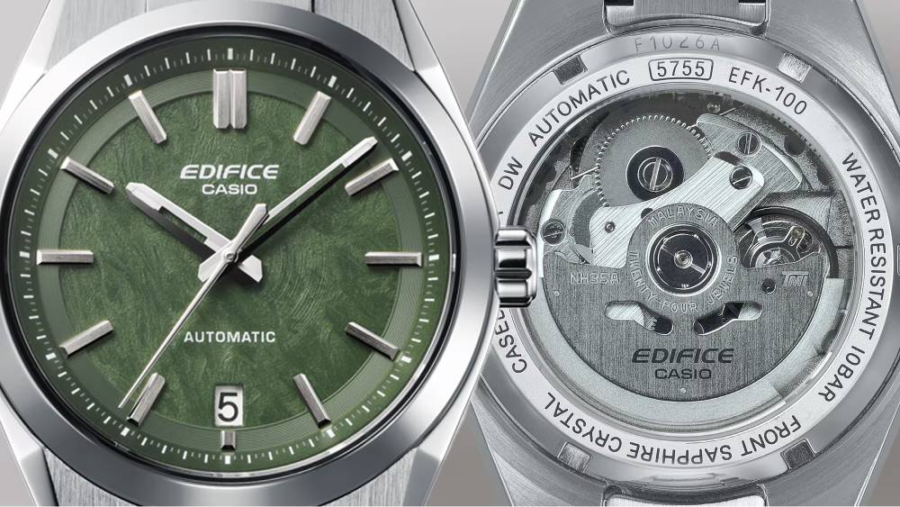 Casio Edifice (Efk-100D-3Adr) Automatic 39mm Stainless Steel Band