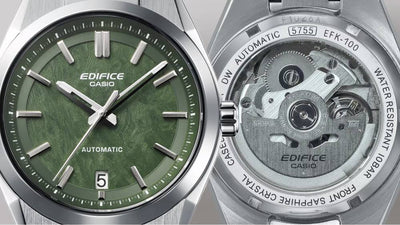 Casio Edifice (Efk-100D-3Adr) Automatic 39mm Stainless Steel Band