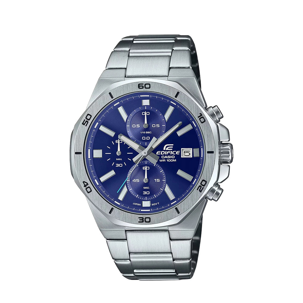 Casio Edifice Standard Chronograph  44.3mm Stainless Steel Band