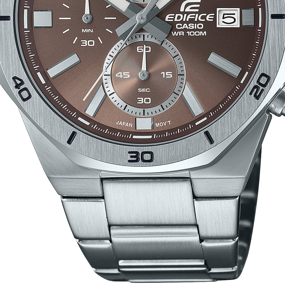 Casio Edifice Standard Chronograph  44.3mm Stainless Steel Band