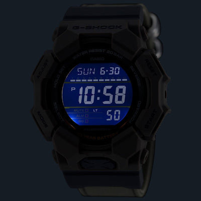 Casio G-Shock (Gd-010Ce-5Dr) Digital 51.9mm Fabric Band