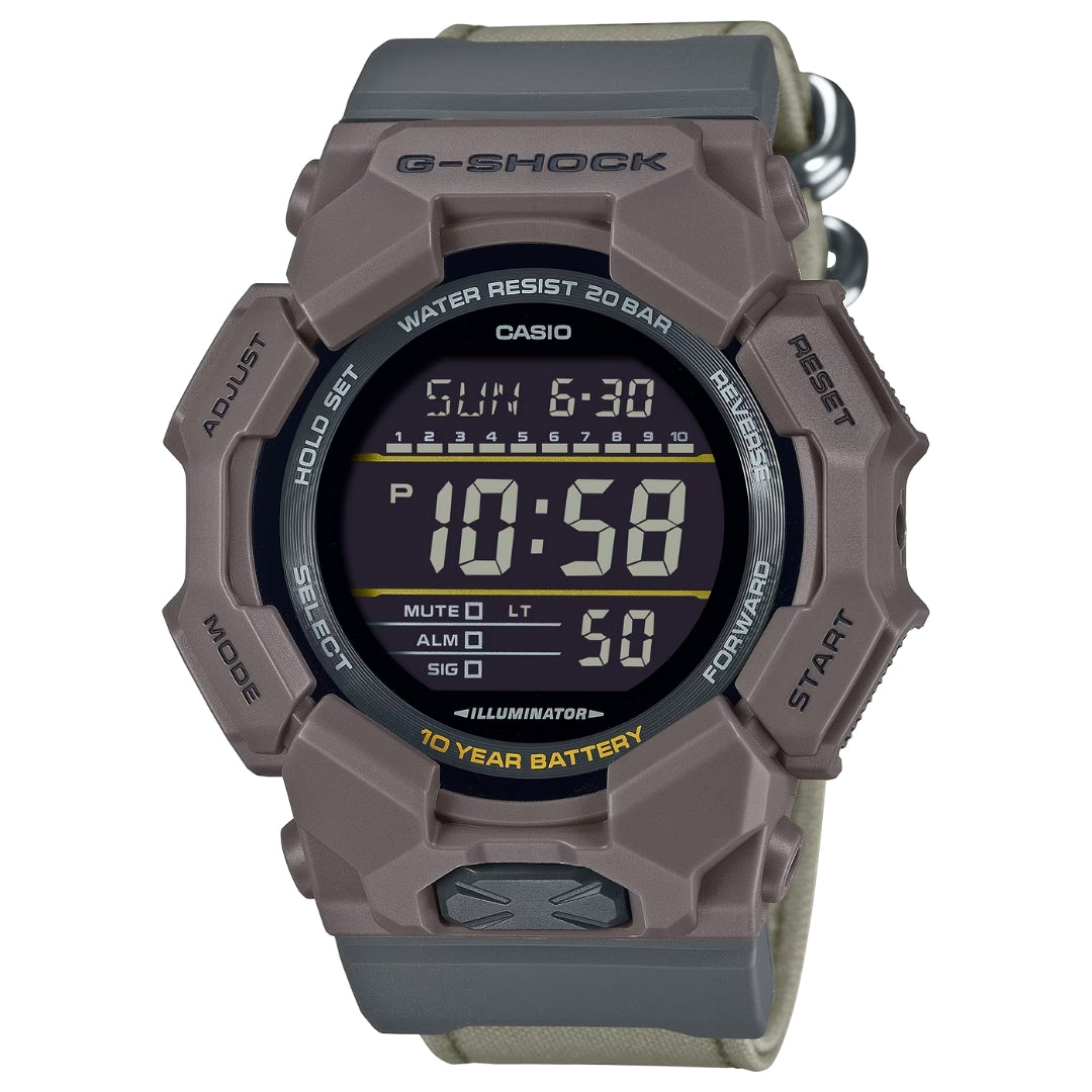 Casio G-Shock (Gd-010Ce-5Dr) Digital 51.9mm Fabric Band