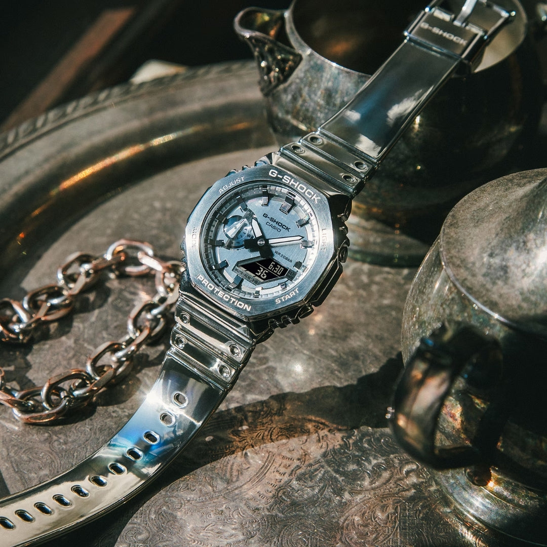 Casio G-Shock (Gm-2100Ym-8Adr) Anadigi 44.4mm Resin Band