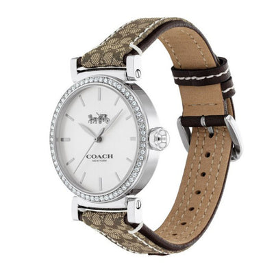 Coach Madison 3-Hand 34mm Leather Band