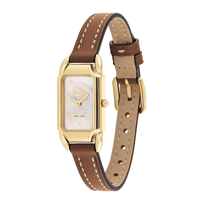 Coach Cadie 3-Hand 17mm Leather Band