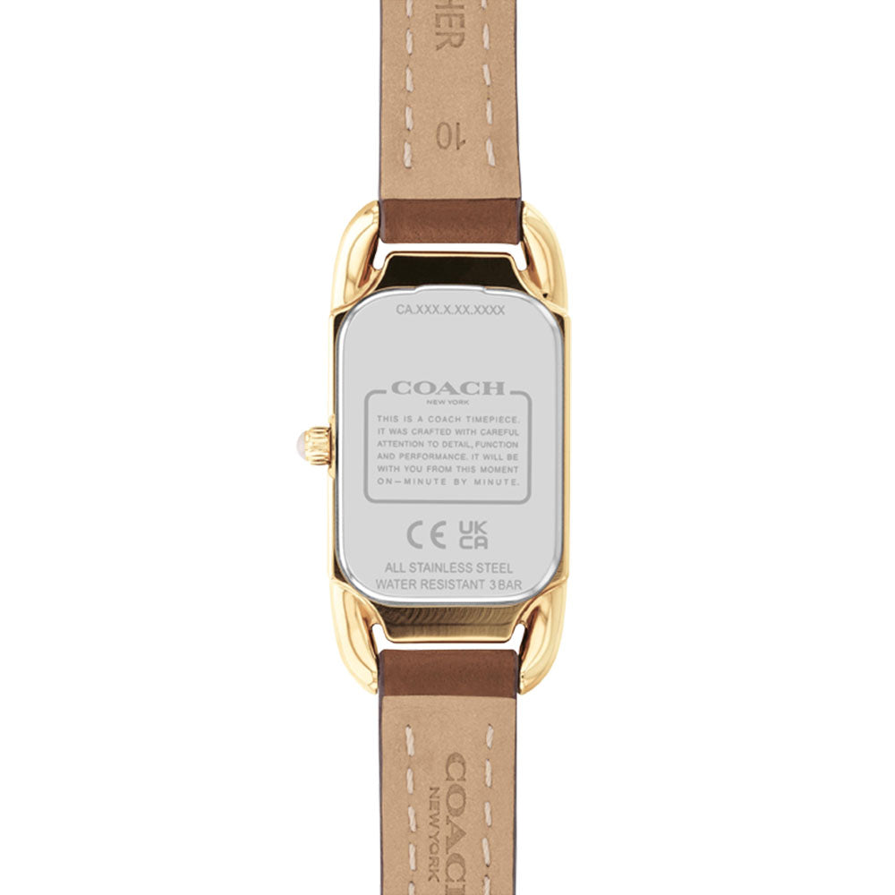 Coach Cadie 3-Hand 17mm Leather Band
