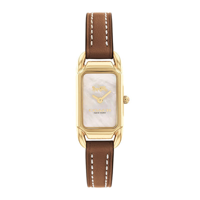 Coach Cadie 3-Hand 17mm Leather Band